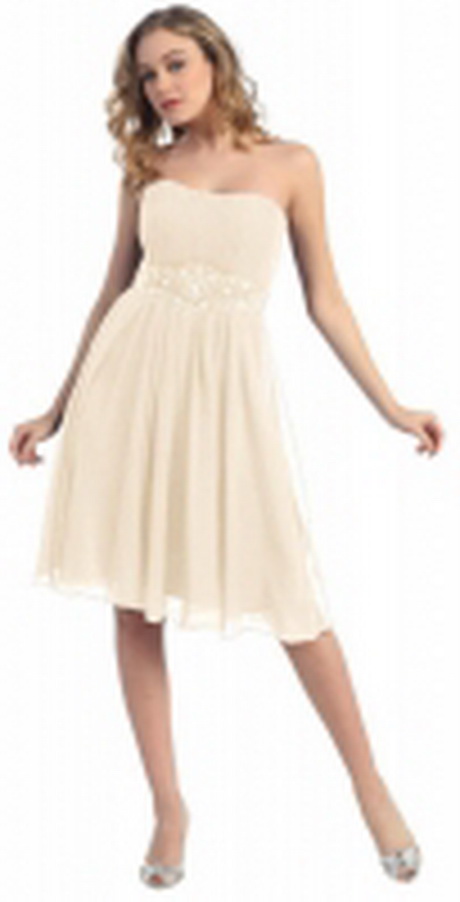 abendkleid-creme-kurz-40-2 Abendkleid creme kurz