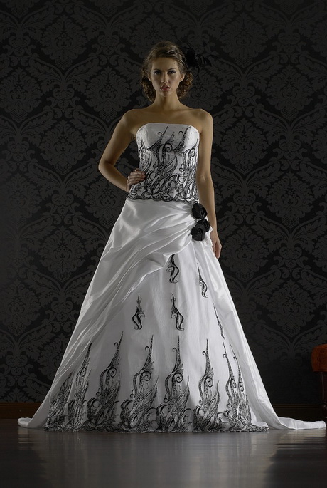 brautkleid-schwarz-weiss-62-3 Brautkleid schwarz weiss