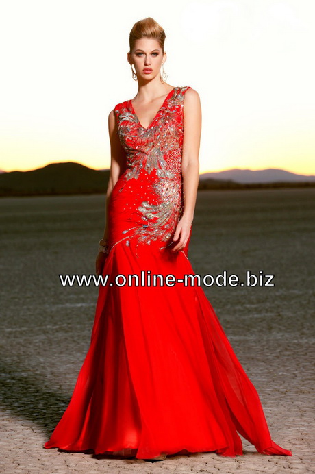 elegantes-rotes-kleid-09-11 Elegantes rotes kleid