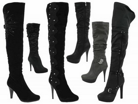 high-heels-stiefel-schwarz-55-15 High heels stiefel schwarz