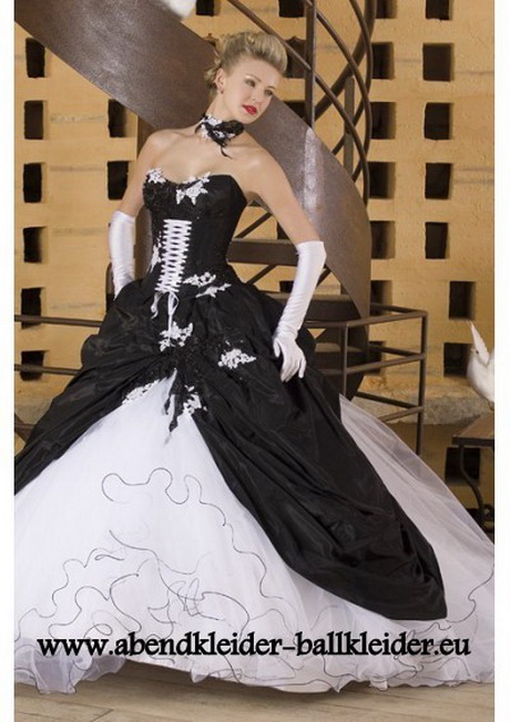hochzeitskleid-schwarz-weiss-94-6 Hochzeitskleid schwarz weiss