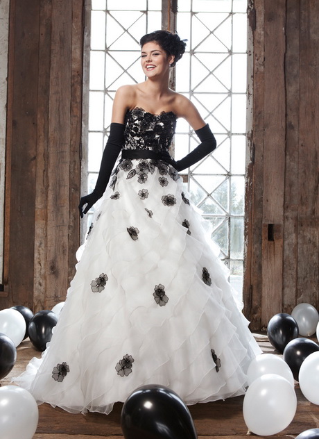 hochzeitskleid-schwarz-weiss-94 Hochzeitskleid schwarz weiss