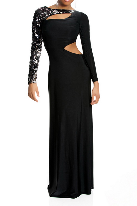 kleid-lang-schwarz-98-3 Kleid lang schwarz