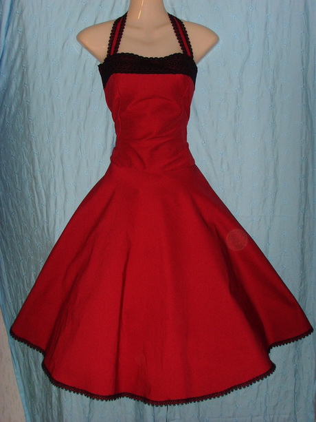 kleid-rot-schwarz-91-4 Kleid rot schwarz