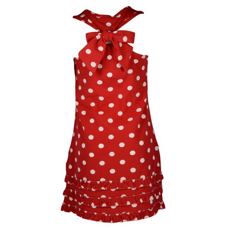 kleid-rot-wei-gepunktet-92-7 Kleid rot weiß gepunktet