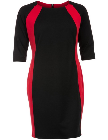 kleid-schwarz-rot-65-8 Kleid schwarz rot