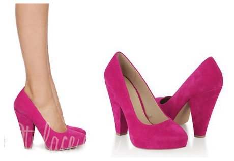fuchsia pumps size 11