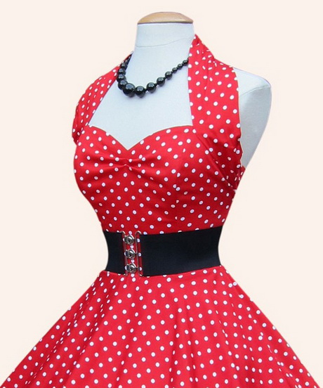 punkte-kleid-50er-54-13 Punkte kleid 50er