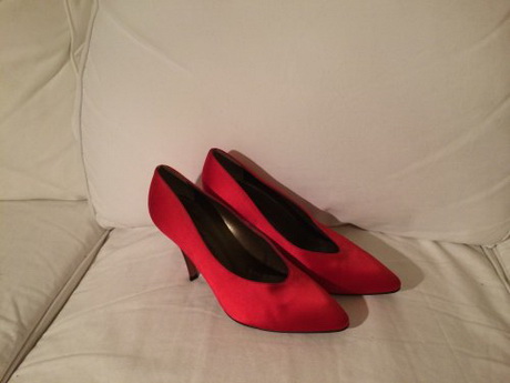 rote-satin-pumps-73 Rote satin pumps