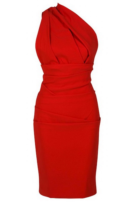 rotes-one-shoulder-kleid-09-4 Rotes one shoulder kleid