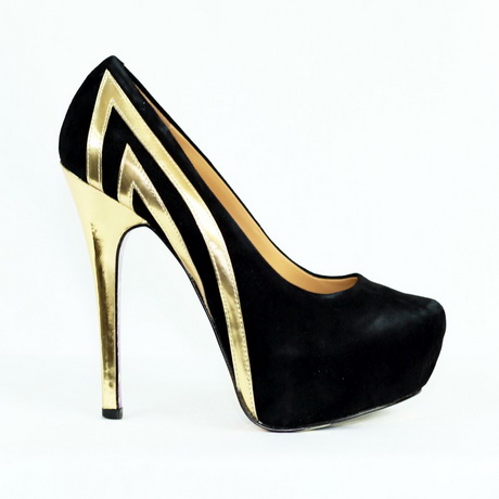 schwarz-goldene-high-heels-10-2 Schwarz goldene high heels