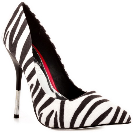 pumps zebra print