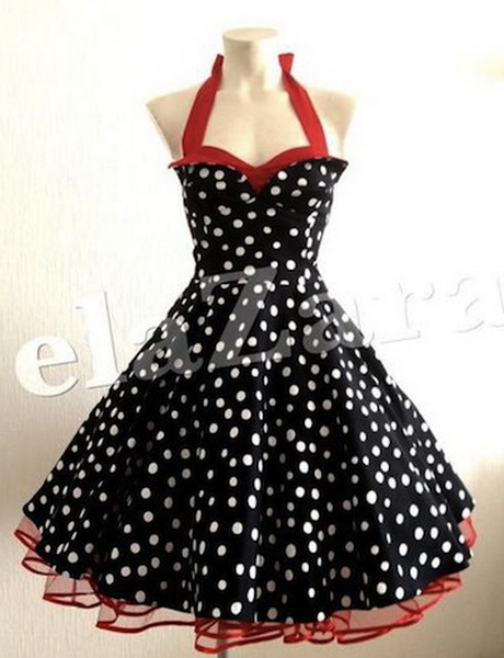 kleid-schwarz-wei-gepunktet-45_16 Kleid schwarz weiß gepunktet