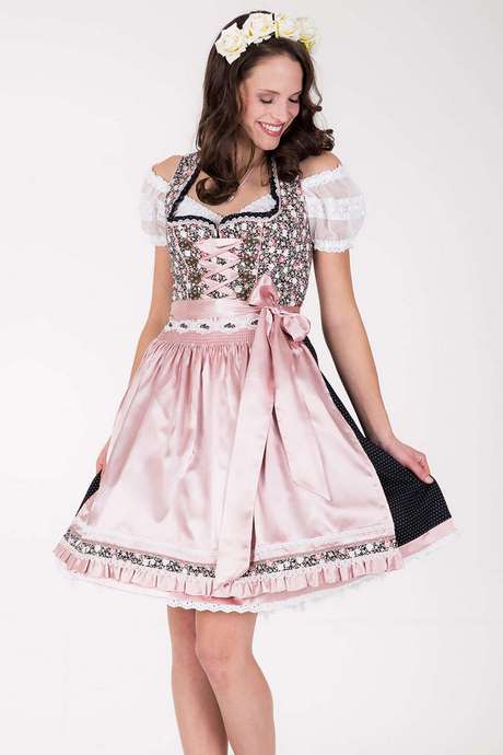 Dirndl rosa schwarz