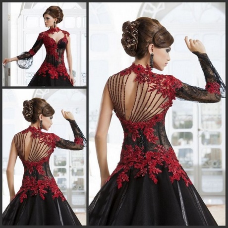 brautkleid-schwarz-rot-24_3 Brautkleid schwarz rot