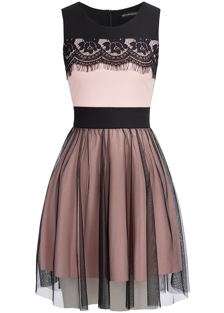 kleid-rosa-schwarz-09_2 Kleid rosa schwarz