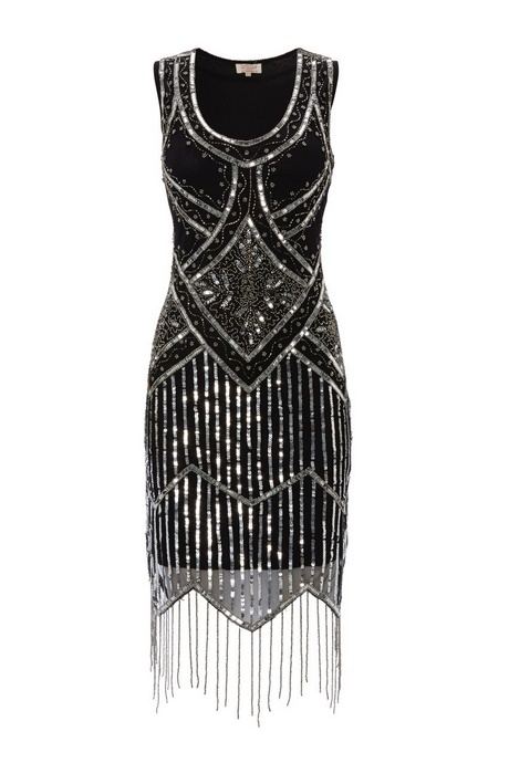 kleid-schwarz-silber-12_19 Kleid schwarz silber