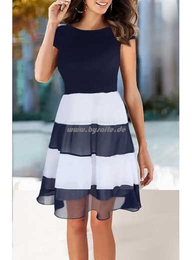 kleid-streifen-blau-weiss-43_17 Kleid streifen blau weiß