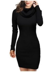 strickkleid-schwarz-rollkragen-67_5 Strickkleid schwarz rollkragen