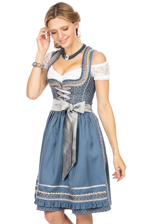 Dirndl hellblau kurz