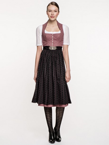 Dirndl mit stehkragen