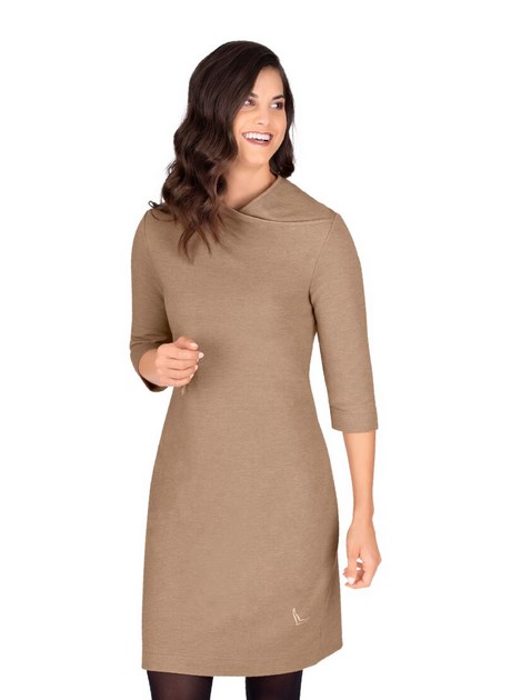 Shirtkleid braun