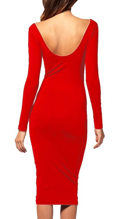 Sommerkleid rot schwarz