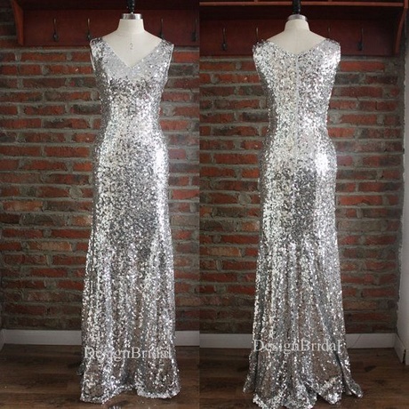 glitzerkleid-silber-58 Glitzerkleid silber