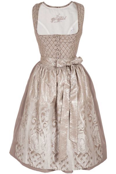 Dirndl gold beige