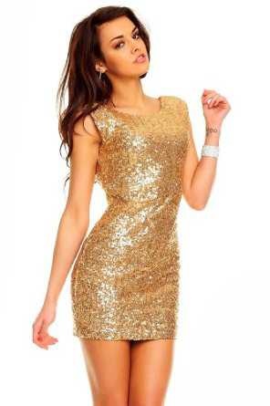 kleid-mit-goldenen-pailletten-99_2 Kleid mit goldenen pailletten