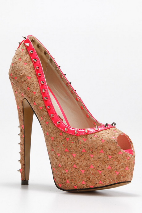 cork stilettos