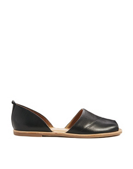 aldo peep toe flats