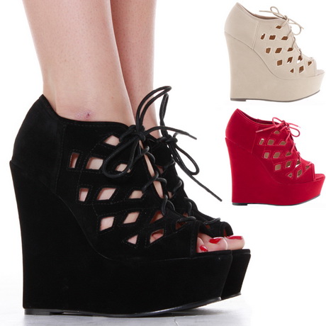 High heel wedges
