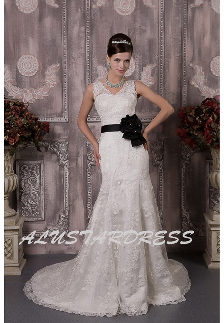 hochzeitskleid-wei-schwarz-78-16 Hochzeitskleid weiß schwarz