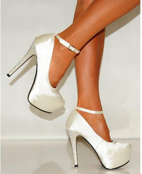 pointed ivory heels