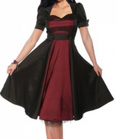 kleid-rot-schwarz-91-13 Kleid rot schwarz