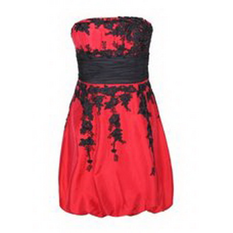 kleid-rot-schwarz-91 Kleid rot schwarz