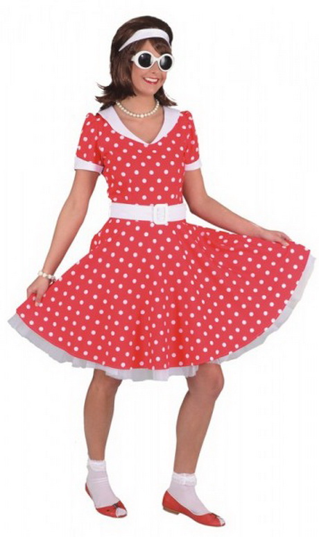 kleid-rot-wei-gepunktet-92-5 Kleid rot weiß gepunktet