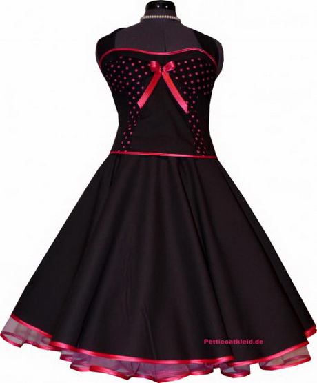 kleid-schwarz-pink-25-10 Kleid schwarz pink