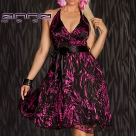 kleid-schwarz-pink-25-3 Kleid schwarz pink