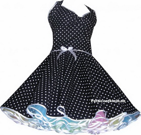 kleid-schwarz-weie-punkte-75-4 Kleid schwarz weiße punkte
