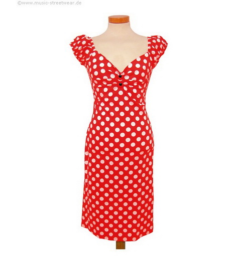 kleid-wei-rot-62-6 Kleid weiß rot