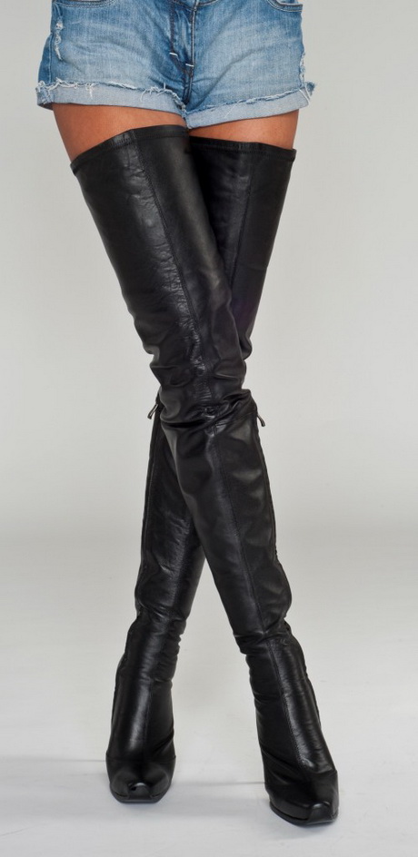 Overknee stiefel schwarz - Stil und Schönheit