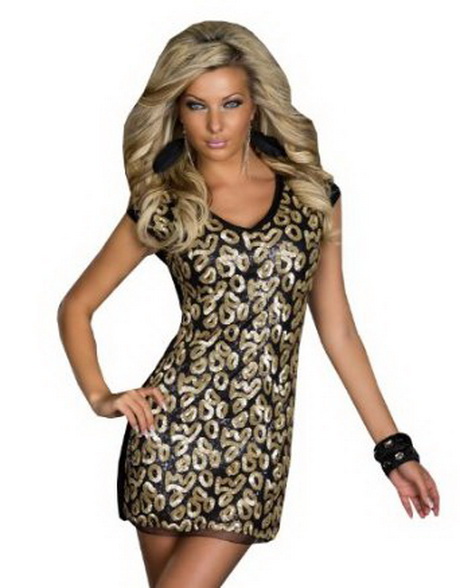 pailletten-kleid-gold-schwarz-75-3 Pailletten kleid gold schwarz