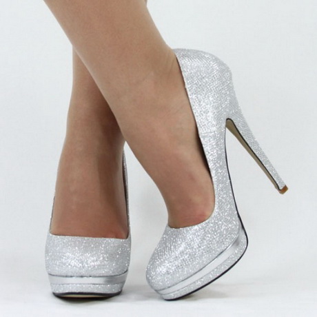 pumps-glitzer-silber-67-5 Pumps glitzer silber