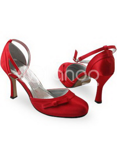 rote-satin-pumps-73-8 Rote satin pumps