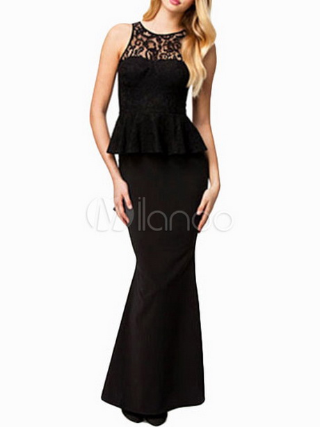 langes-kleid-mit-schchen-16 Langes kleid mit schößchen