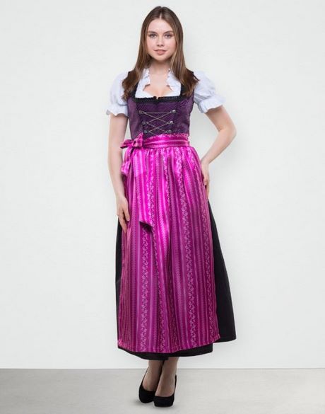Dirndl lila lang
