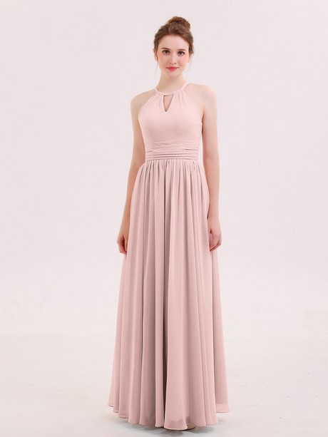 Kleid lang altrosa