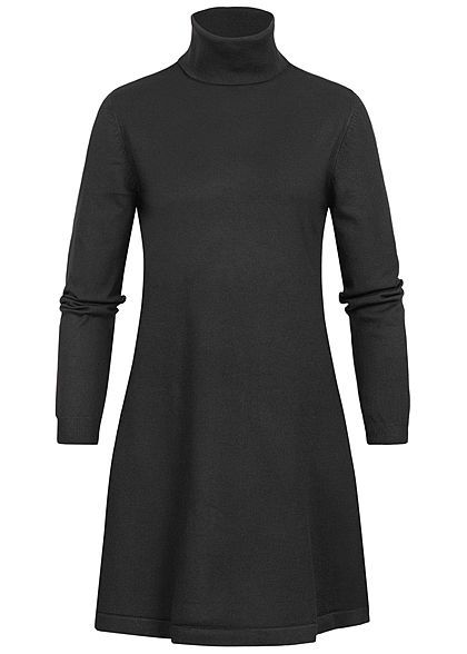kleid-schwarz-rollkragen-15 Kleid schwarz rollkragen